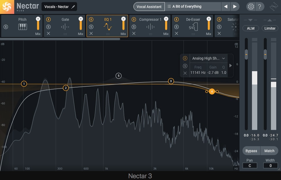 Izotope Nectar EQ Module