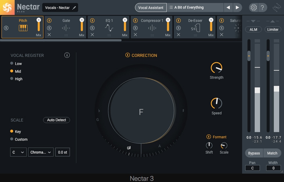 Izotope Nectar 3 Plus Pitch Module