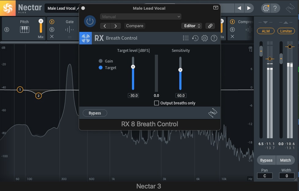 Izotope RX8 Breath Control