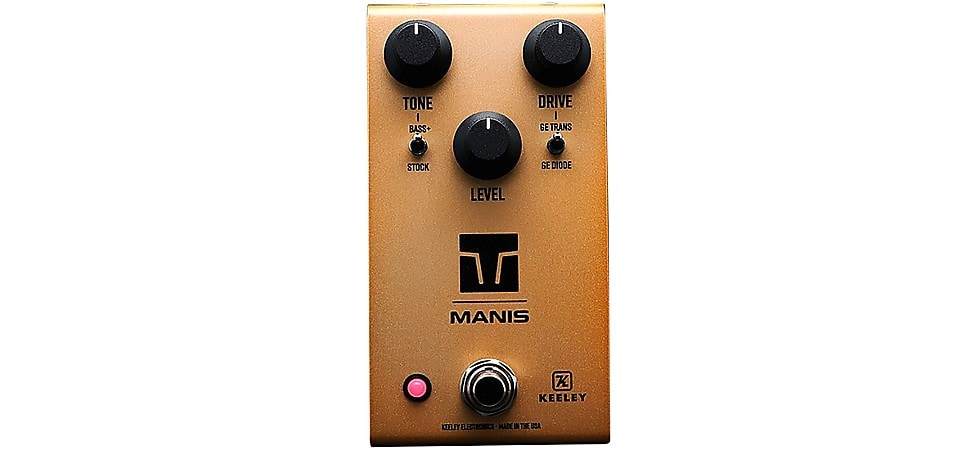 Keeley Manis Overdrive Pedal in Black Gold