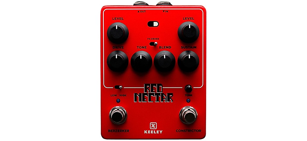 Keeley Red Nectar Overdrive & Compressor Pedal