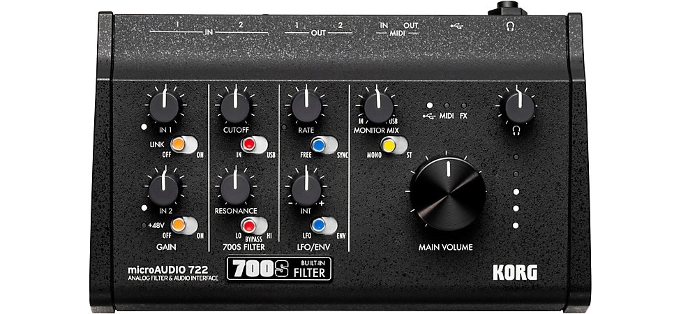 KORG microAUDIO 722 USB-C Audio Interface