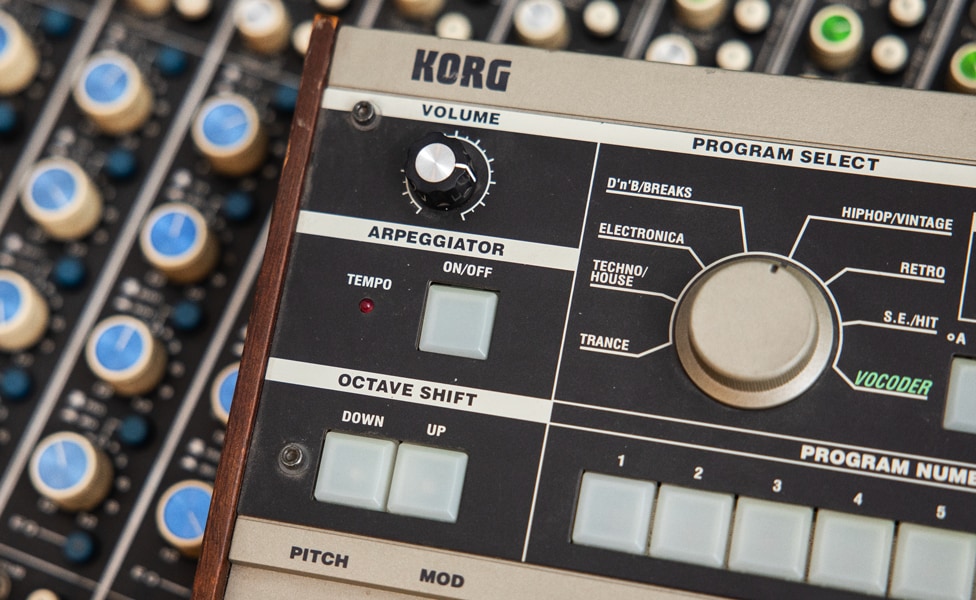 KORG microKORG Arpeggiator and Octave Shift