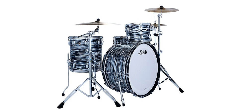 Ludwig Classic Maple Pro Beat 3-Piece Shell Pack in Black Oyster