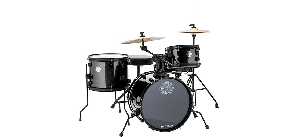 Ludwig Pocket Kit Black Sparkle