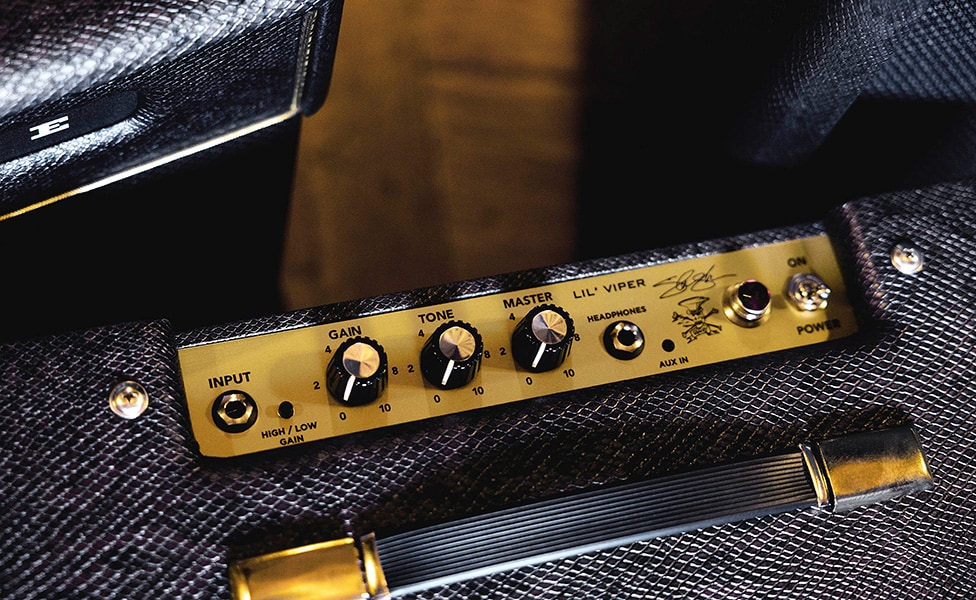 Magnatone Slash Signature Collection Lil' Viper Combo Amp Control Panel