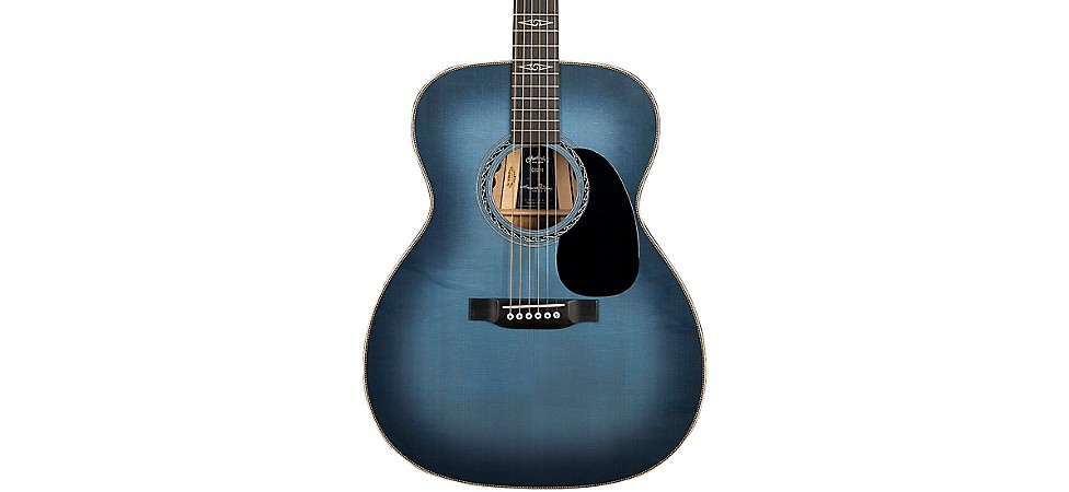 Martin CEO-11 0000 Grand Auditorium Acoustic-Electric Guitar in New Horizons Blue Burst
