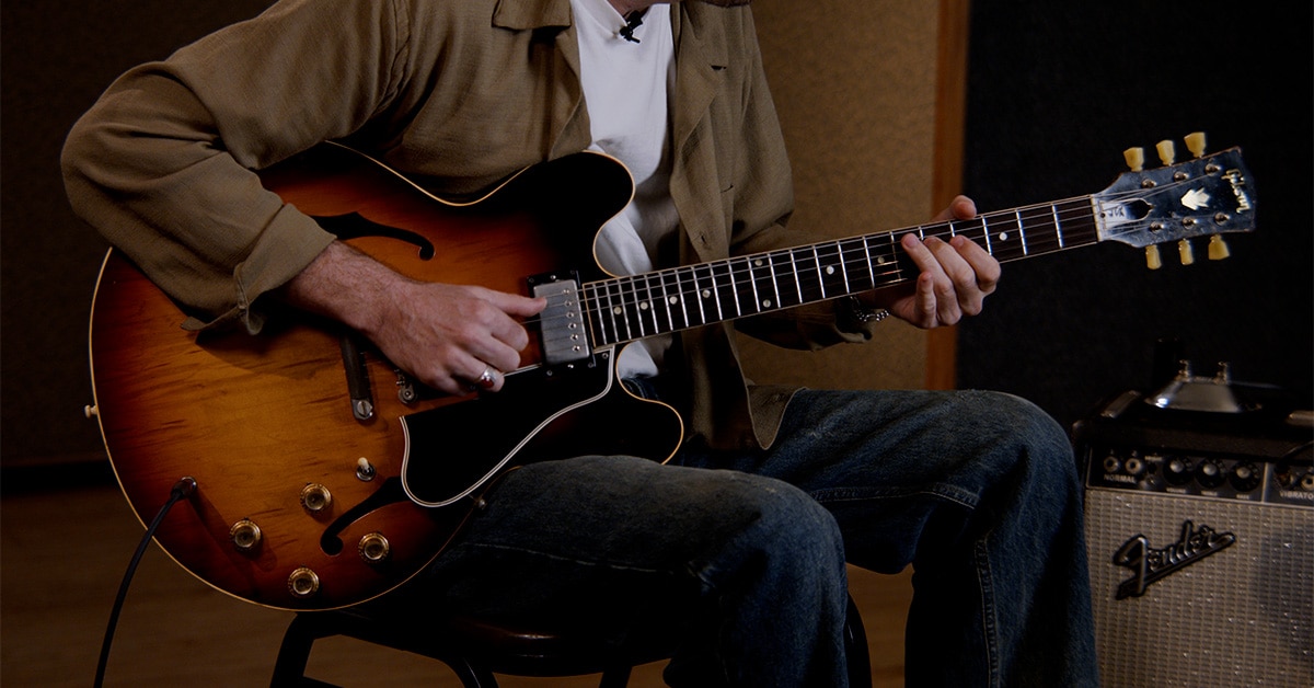 Mason Stoops Demos an All-Original 1960 Gibson ES-335 at Sunset Sound