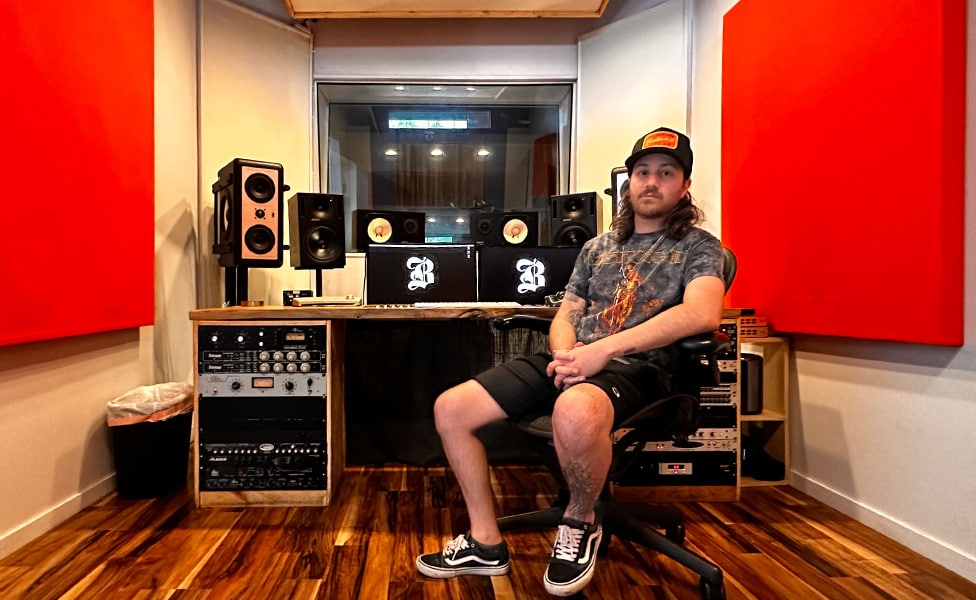 Max McAllister at Brewery Recording Studios