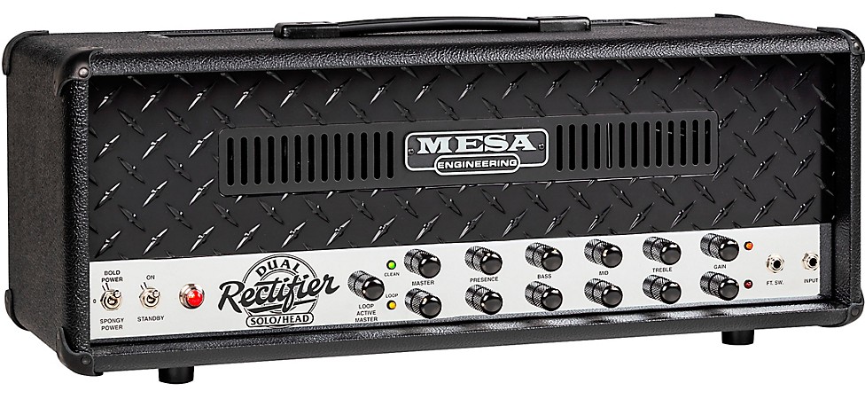 MESA/Boogie 2-CH 90's Dual Rectifier Tube Guitar Amp Head in Black Bronco
