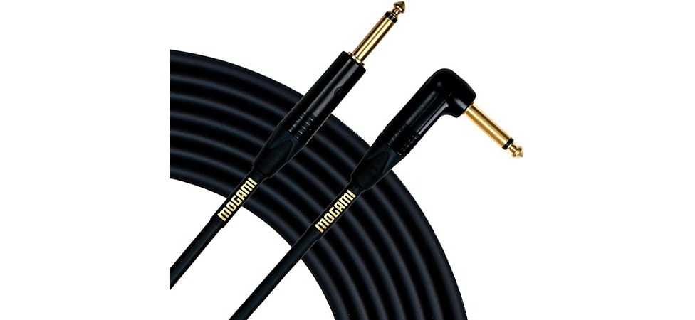 Mogami Gold Instrument Cable Angled/Straight Cable 18ft