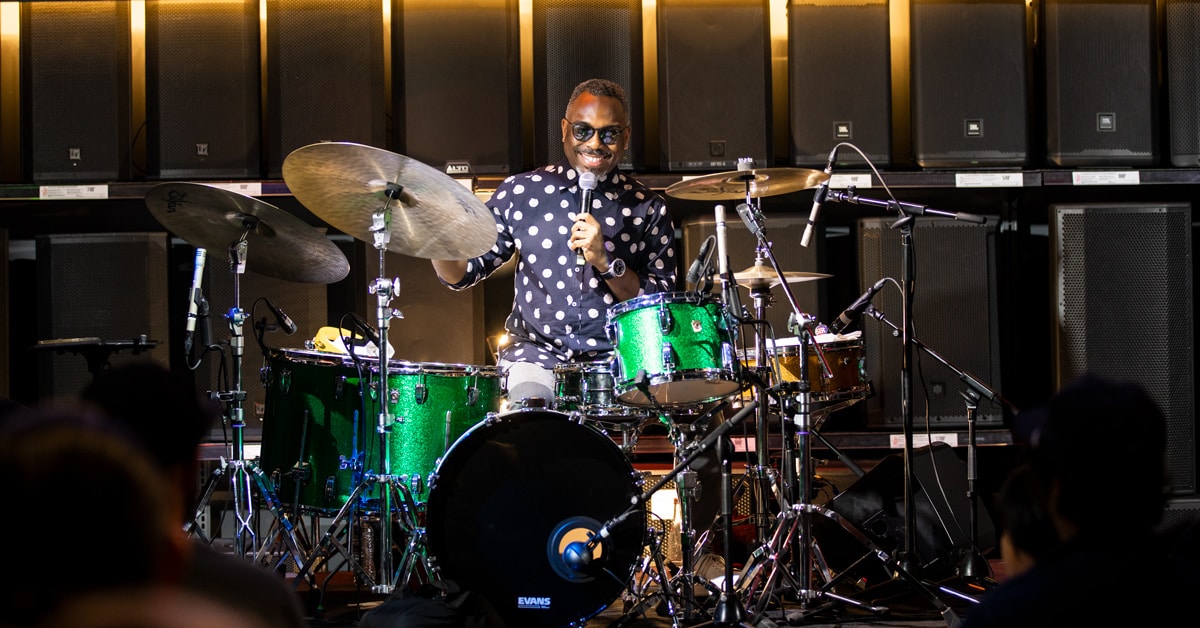 Nate Smith Drum Workshop at Guitar Center Hollywood