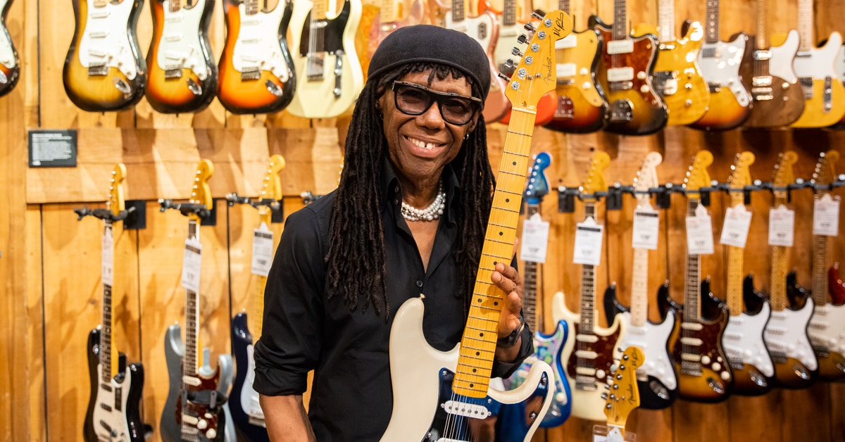 Nile Rodgers Salutes 70 Years of the Fender Stratocaster