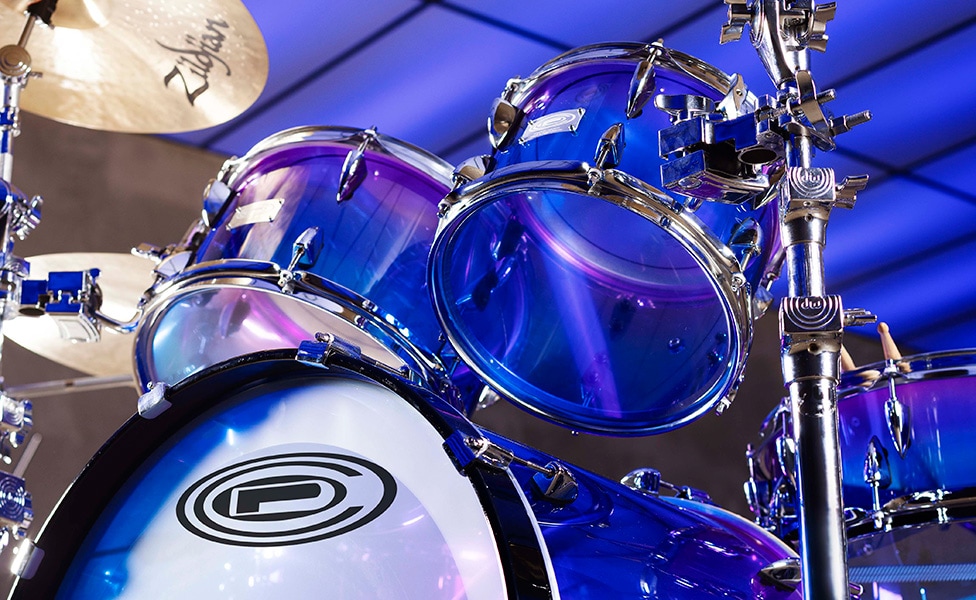 OCDP 4-piece Acrylic Shell Pack in Blue/Purple Burst