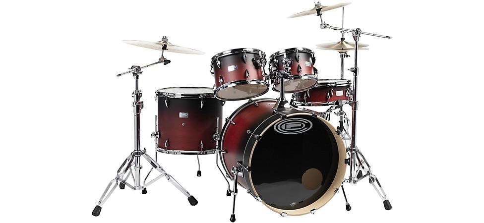 Orange County Drum & Percussion 4-piece Maple Shell Pack in Sharkbite Fade