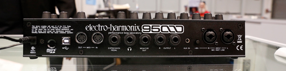 Electro Harmonix 95000 Looper Back Panel Image