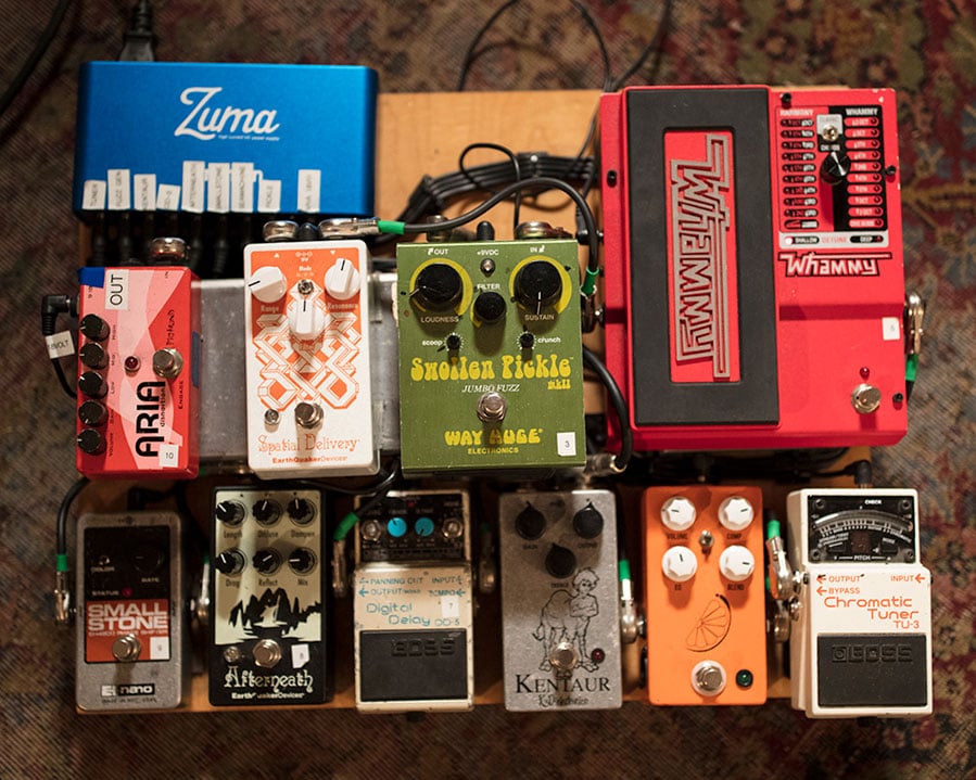 Gothic Tropic's Pedalboard