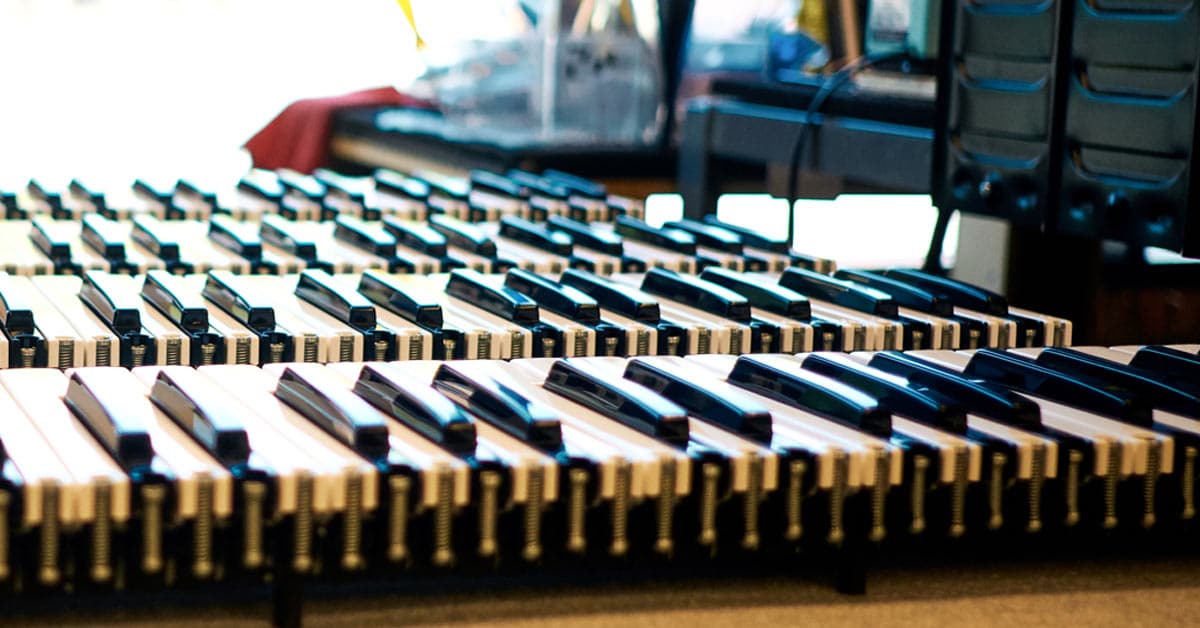 Moog Grandmother Synthesizer keyboards awaiting installation