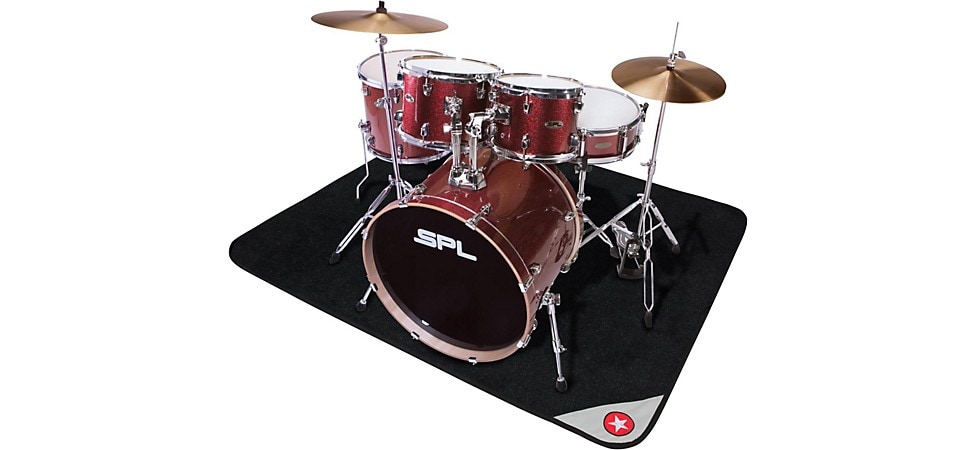 Road Runner Drum Rug with Weighted Corners