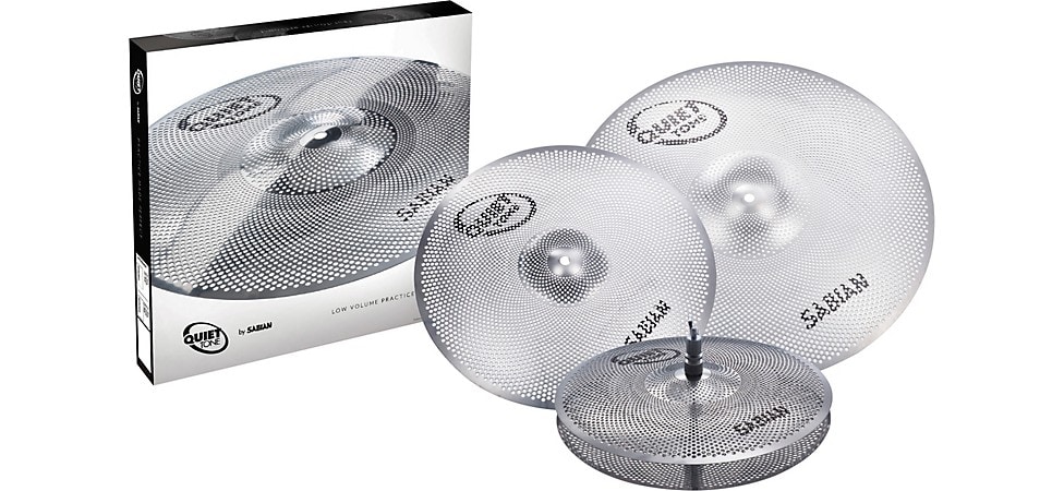 SABIAN QTPC503 Quiet Tone Practice Cymbal Set