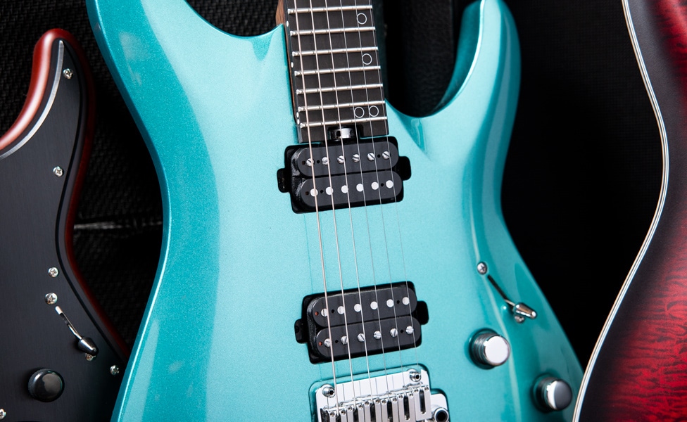 Schecter Aaron Marshall AM-6 Electric Guitar in Arctic Jade