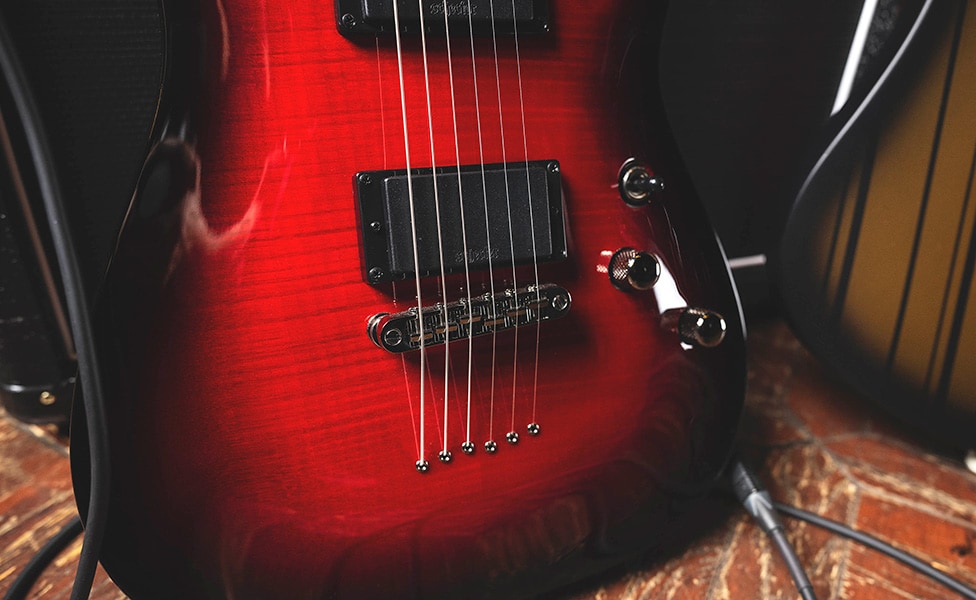 Schecter Guitar Research Demon-6 Humbucker Pickups and Bridge
