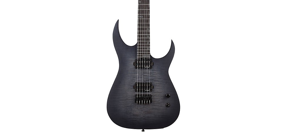 Schecter Guitar Research KM-6 MK-III Legacy Electric Guitar in Transparent Black Burst