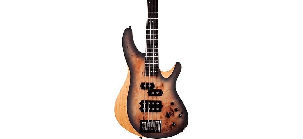 Schecter Reaper 4-String Electric Bass Guitar in Satin Charcoal