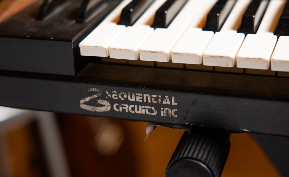 Sequential Circuits Insignia on Prophet 600 Synthesizer