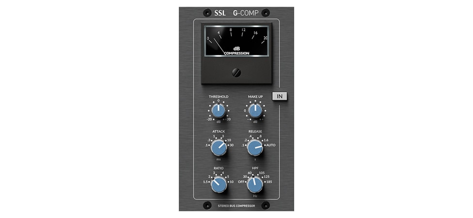 Solid State Logic Stereo Bus Compressor 500 Series Compressor