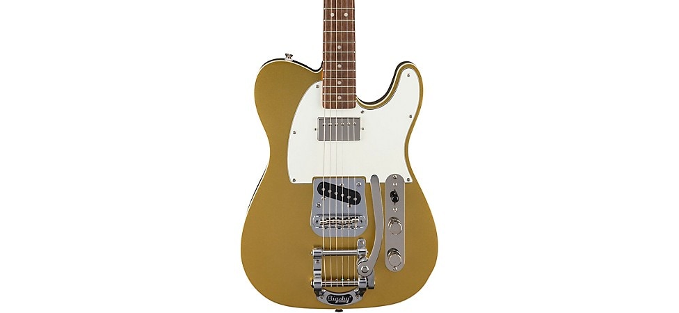 Squier Classic Vibe '60s Custom Telecaster SH Electric Guitar in Aztec Gold