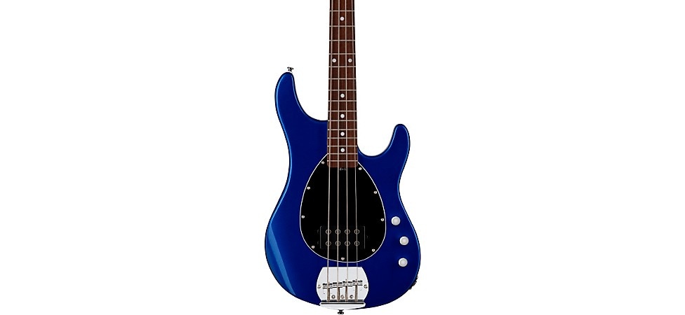 Sterling by Music Man SB4 in Cobra Blue