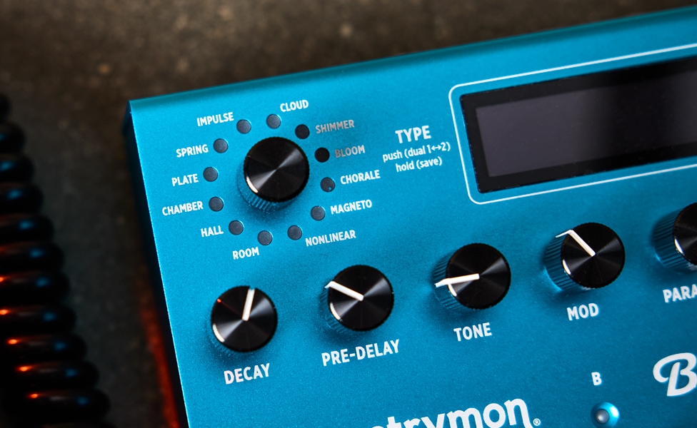 Strymon BigSky MX Reverb Workstation Mode Selector