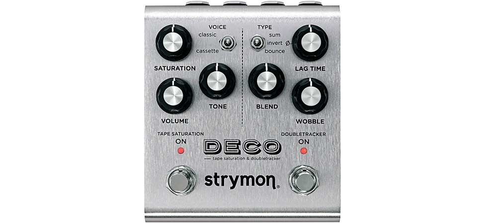 Strymon Deco V2 Tape Saturation & Doubletracker Delay Effects Pedal