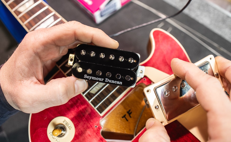 Swapping Seymour Duncan SH-2 Hot Rodded Neck Pickup