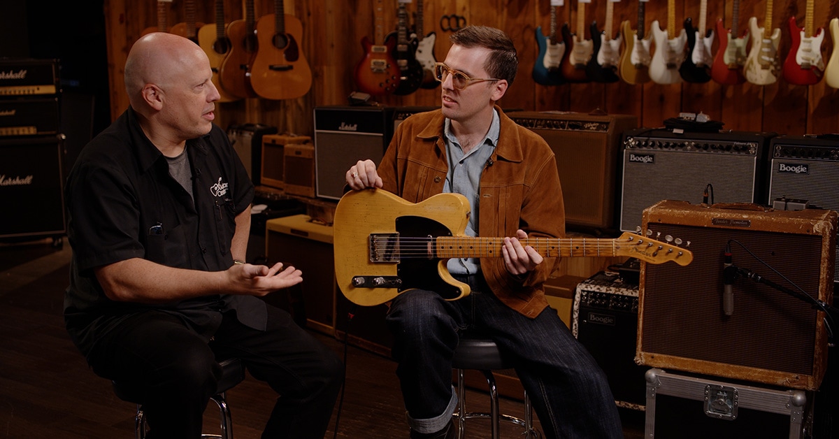 The Tale of Two 1952 Telecasters | Tracking Treasures at Guitar Center Hollywood’s Vintage Room