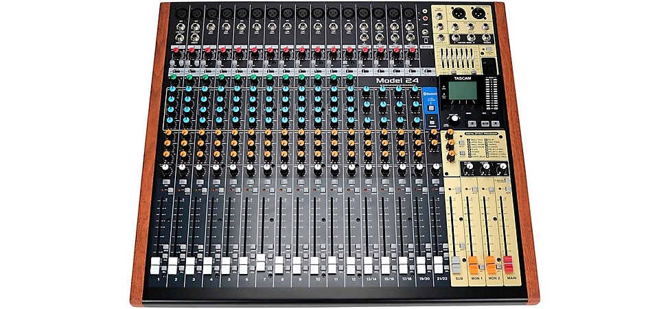 TASCAM Model 24 24-Channel Multitrack Recorder with Analog Mixer & USB Interface