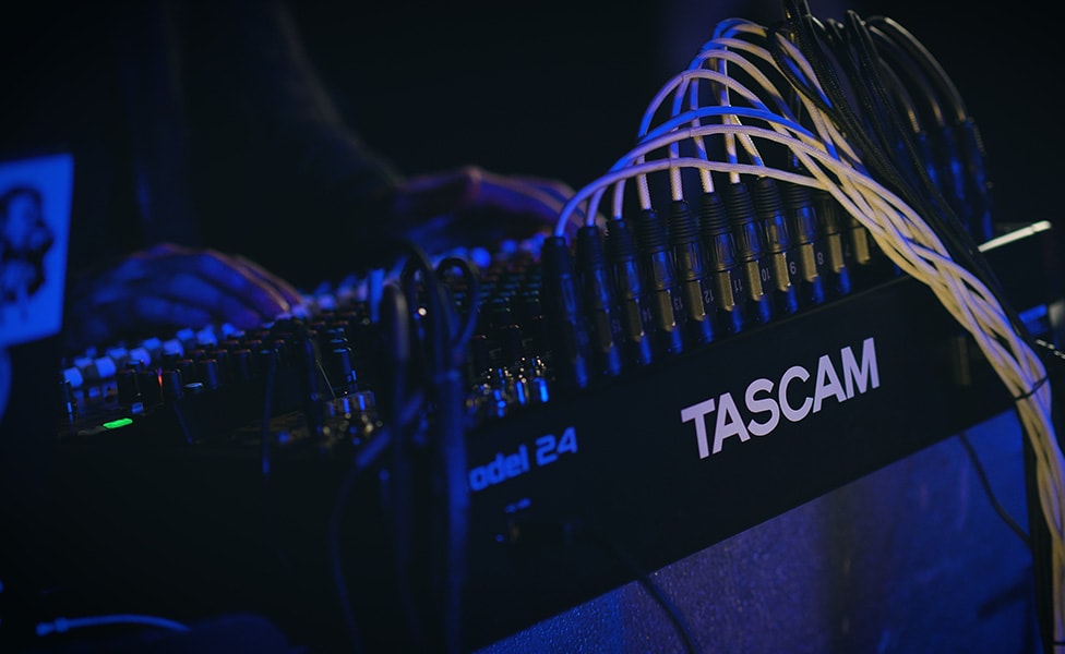 TASCAM Model 24 Rear Panel