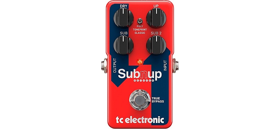 TC Electronic Sub 'N' Up Octaver Effects Pedal