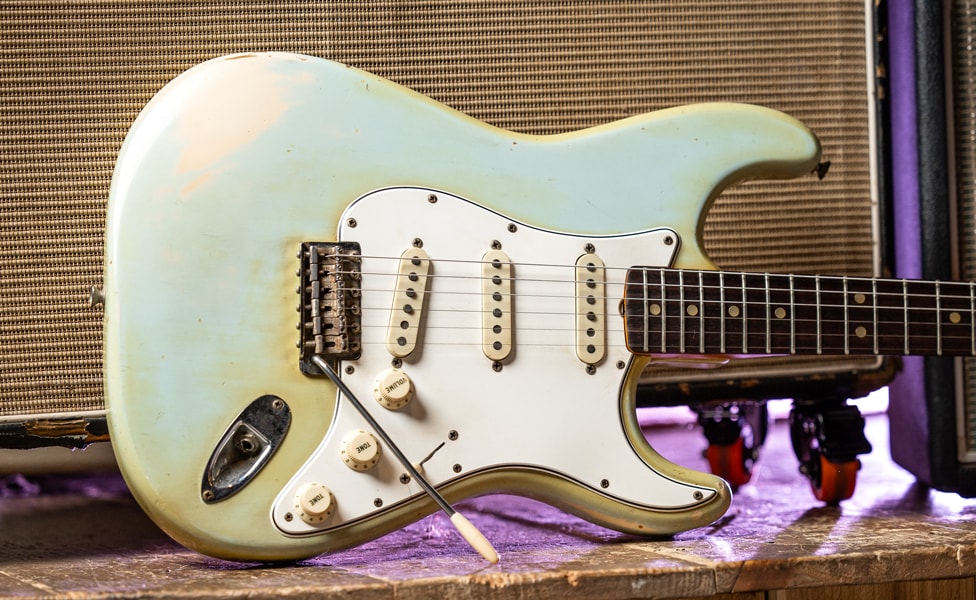 Vintage 1965 Fender Stratocaster in Sonic Blue
