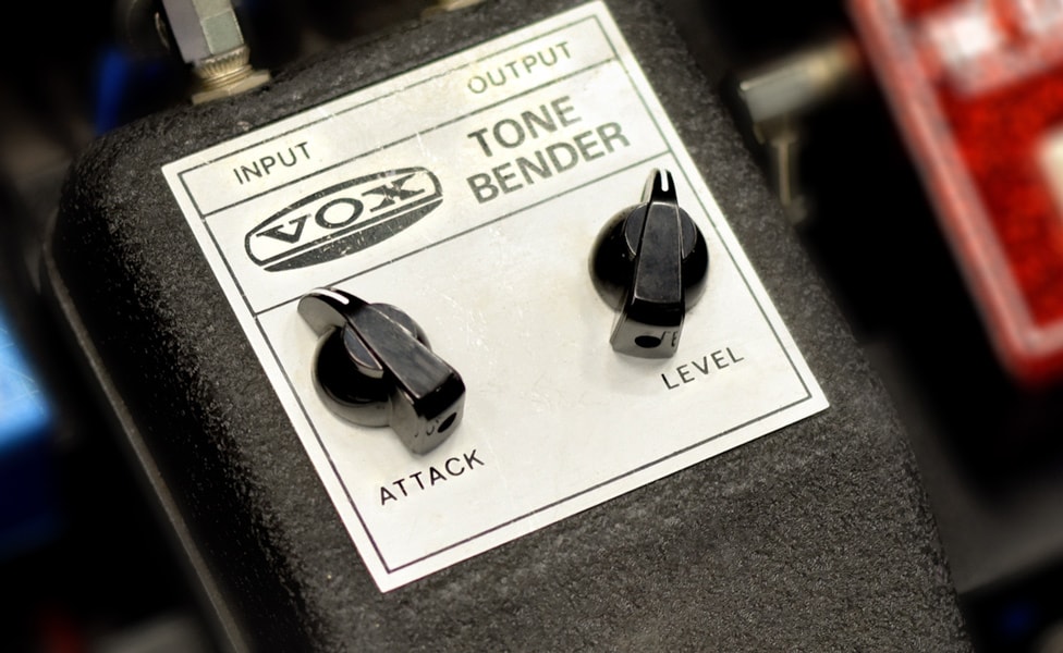 A vintage VOX Tone Bender V828