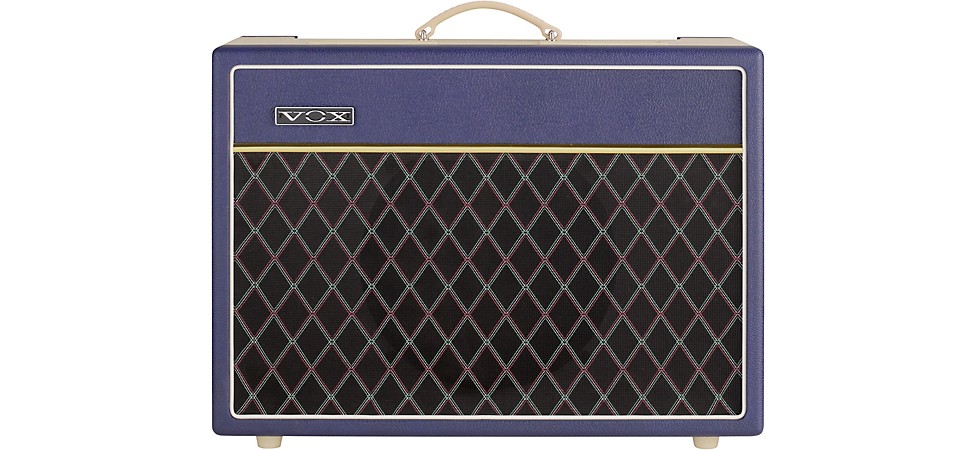 VOX AC15 Custom 15W Limited Edition Tube Guitar Combo Amplifier in Blue/Cream