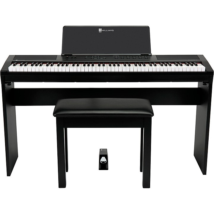 Williams Allegro III Digital Piano In-Home Pack With Stand, Bench and Piano-Style Pedal