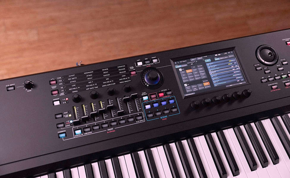 Yamaha MODXM Synthesizer Control Panel