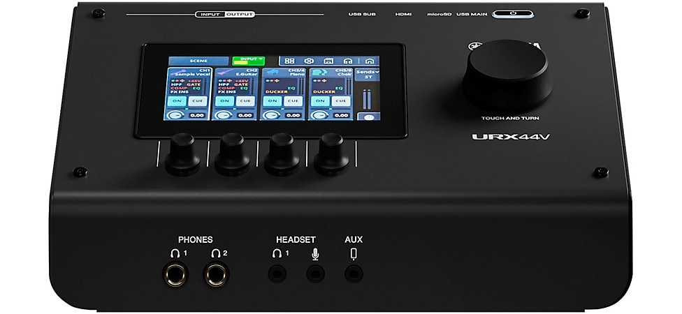 Yamaha URX44V USB-C Audio/Video Interface