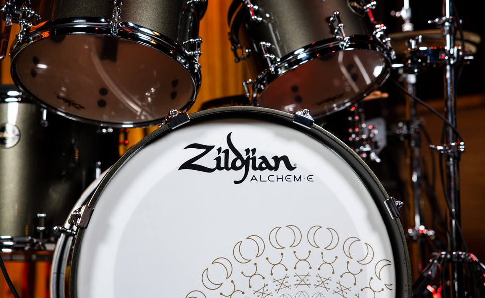 Zildjian ALCHEM-E Kick Drum with ALCHEM-E Insignia