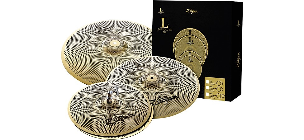 Zildjian L80 Series LV468 Low-Volume Cymbal Pack