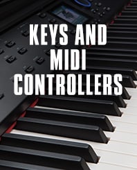 Keys and MIDI controllers.
