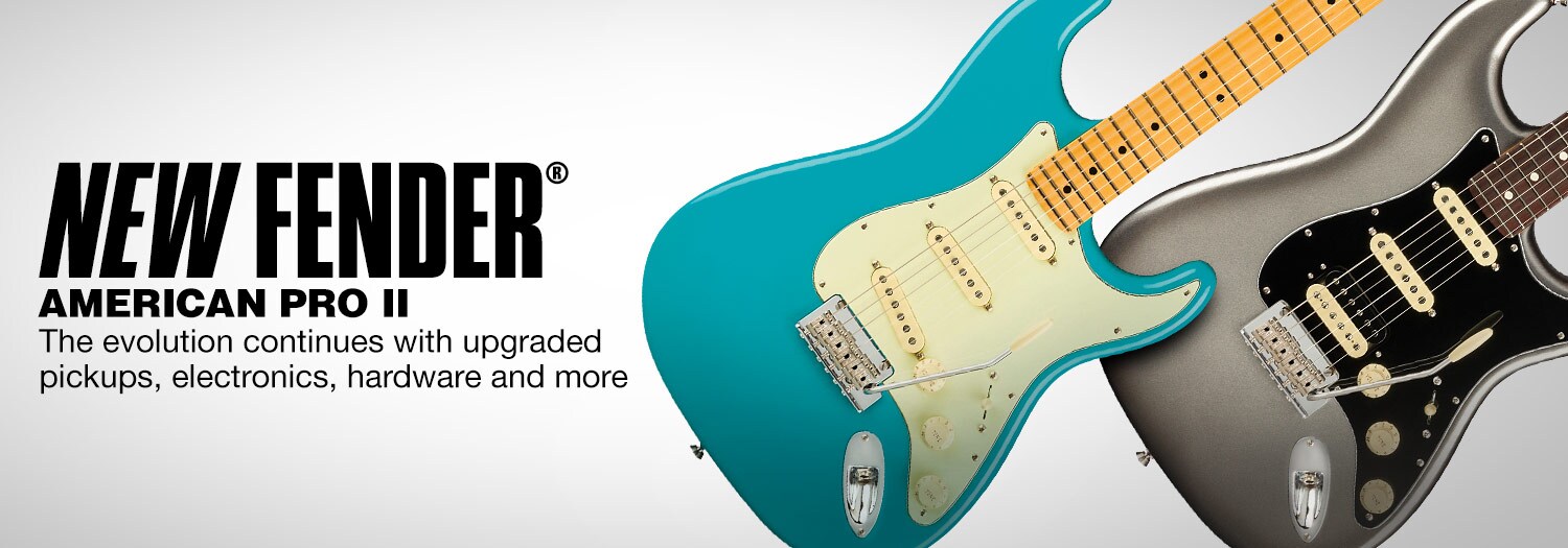 New Fender American Pro II. The evolution continues with upgraded pickups, electronics and more