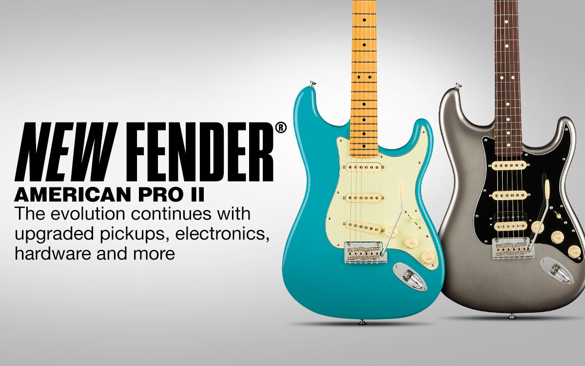New Fender American Pro II. The evolution continues with upgraded pickups, electronics and more